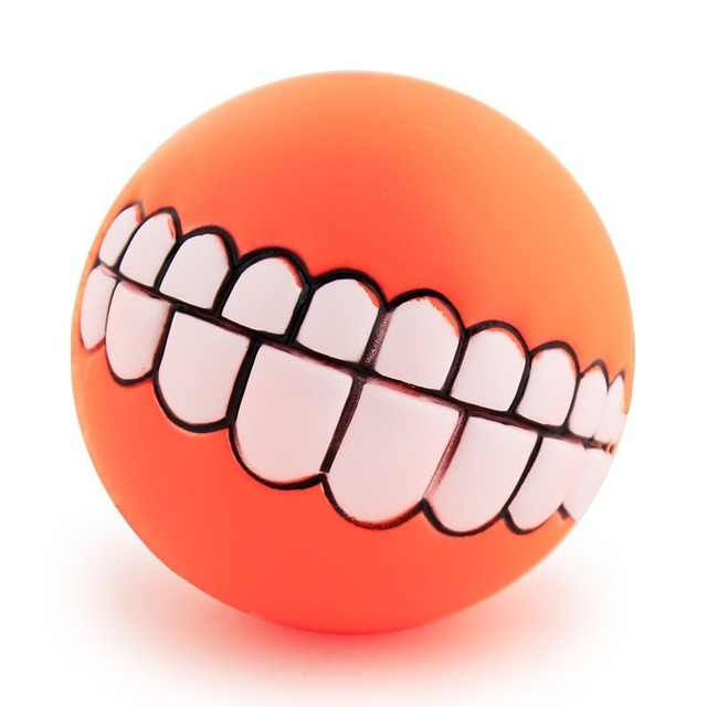 Pelota de silicona masticable para perros de razas grandes